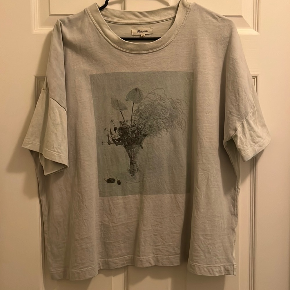 Madewell cropped boxy tshirt